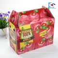 Caja de empaquetado de la fruta acanalada de alta calidad al por mayor de los fabricantes chinos